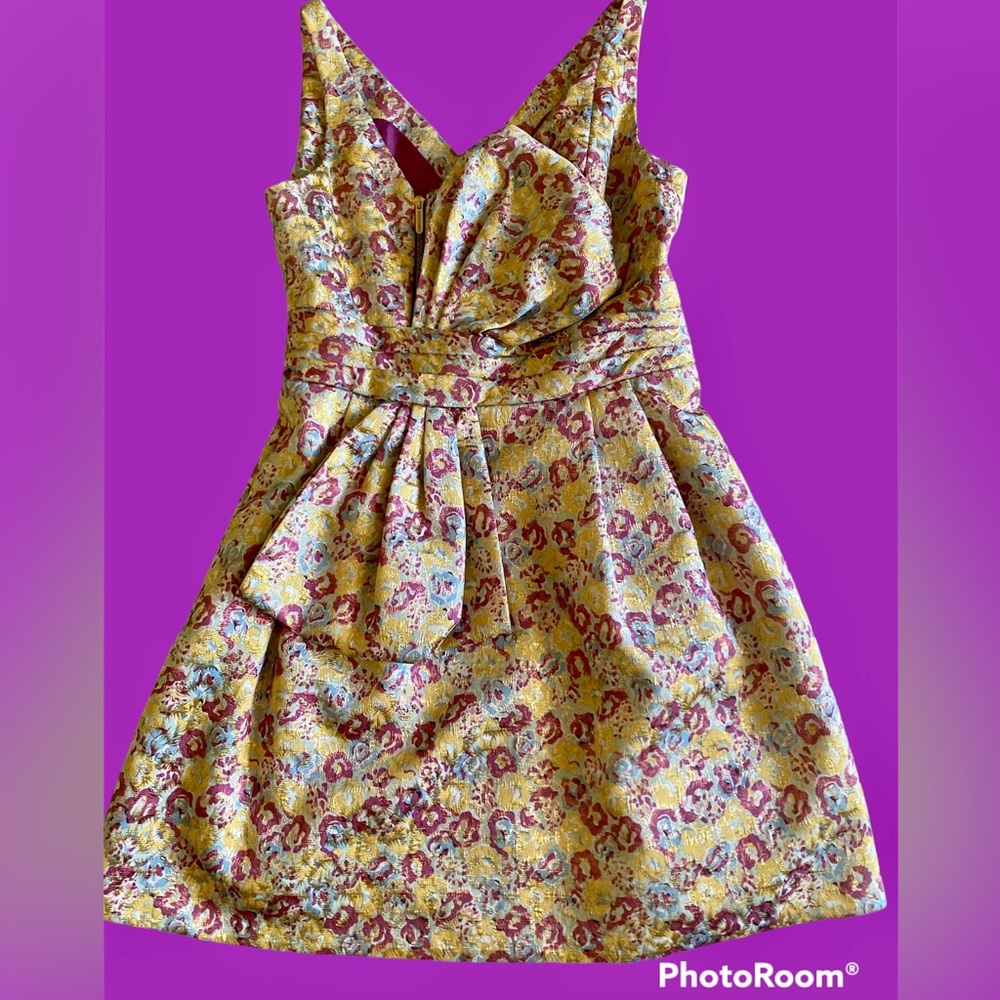 Zac Posen for Target floral brocade vintage style cocktail dress